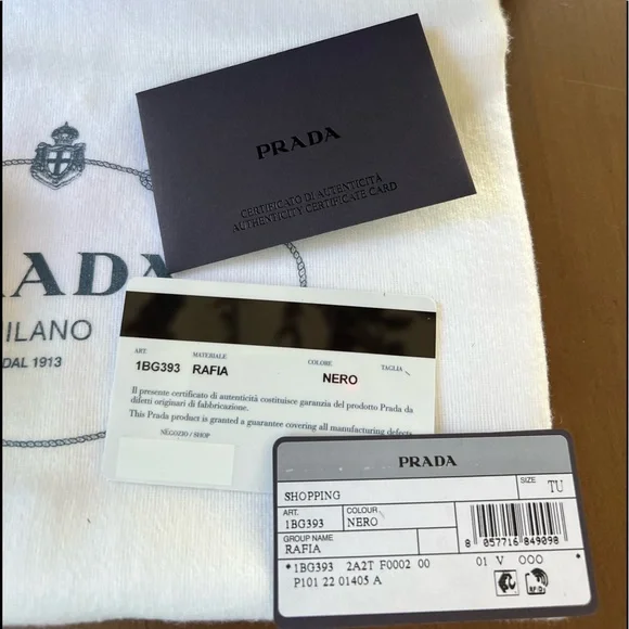 ❌❌SOLD New Prada Raffia Crochet Tote - Picture 5 of 8